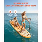 Napuhavajuća SUP daska sa sjedalom, 323 × 84 × 15 cm, nosivost 159 kg, s priborom