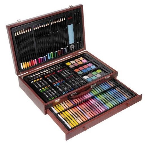 SLIKARSKI SET BOJA 143 ELEMENTA SLIKARSKI SET BOJA 143 ELEMENTA