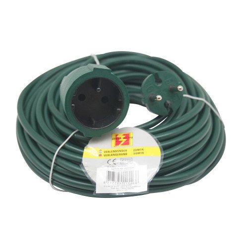 PRODUŽNI KABEL 230 v DULJINE 20m ZELENI