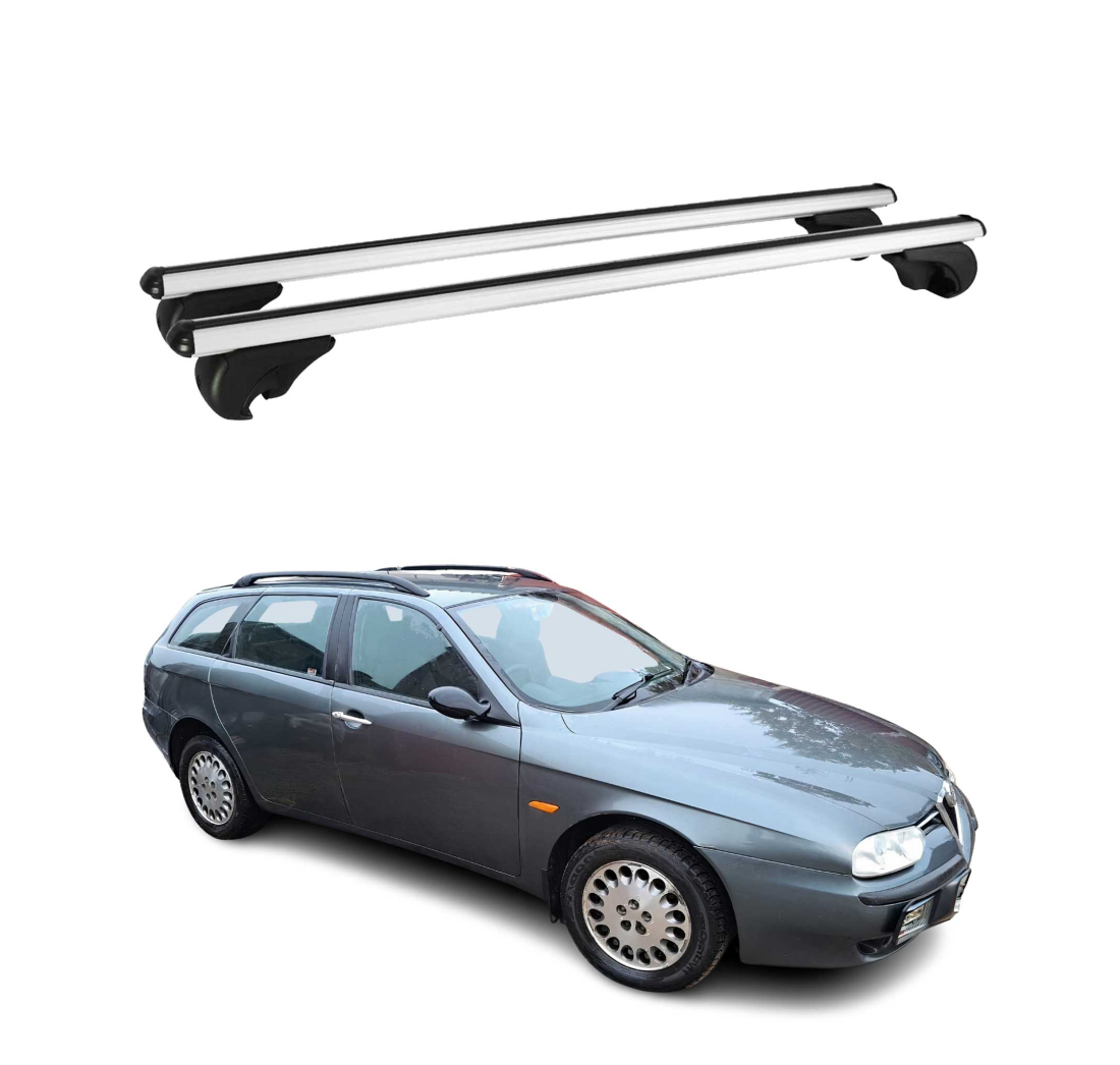 Krovni nosači ALFA ROMEO 156 SPORTWAGON 2000-2006 | aluminij | Molydon