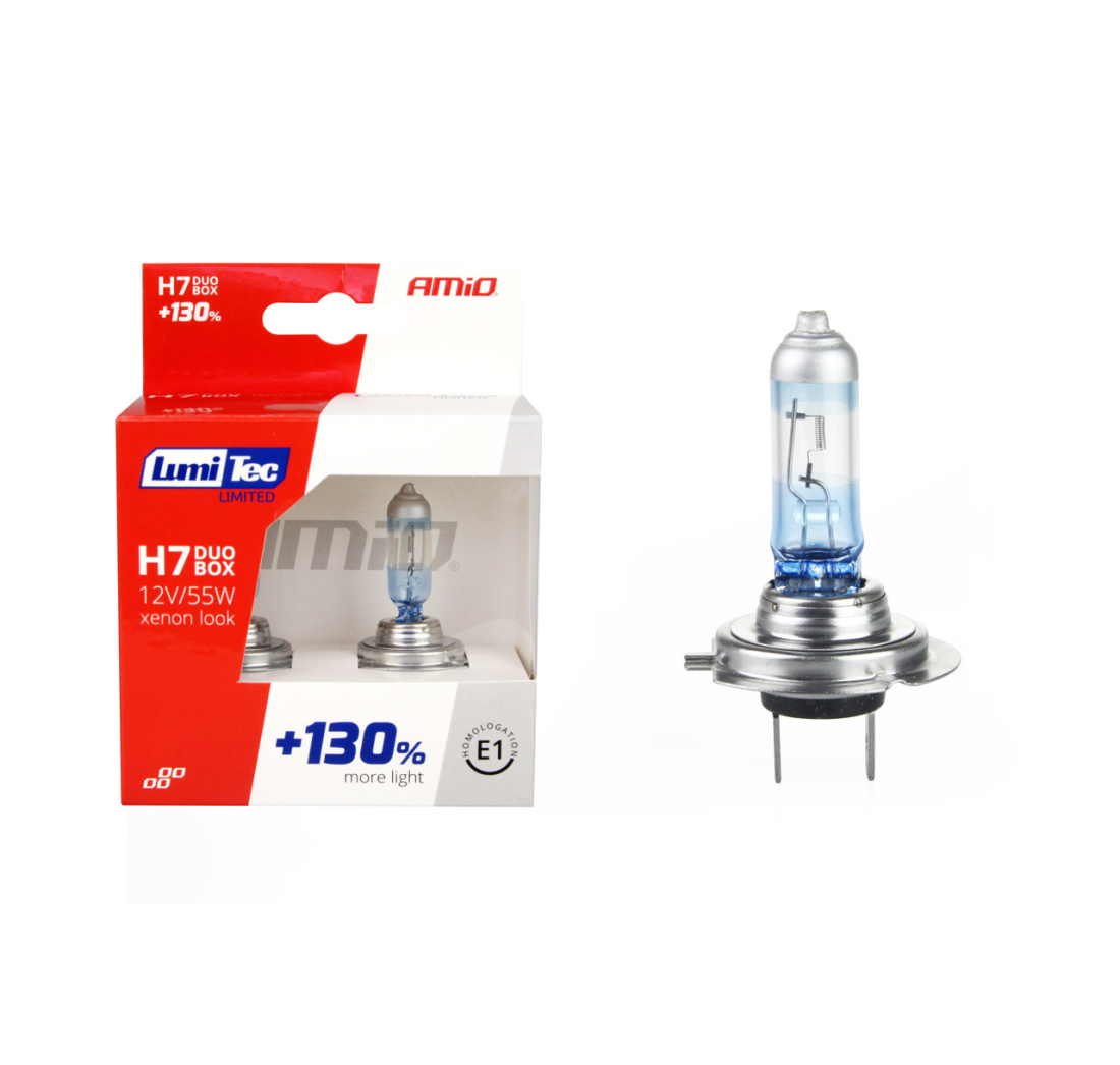 H7 žarulje LumiTec LIMITED + 130% 12V 55W