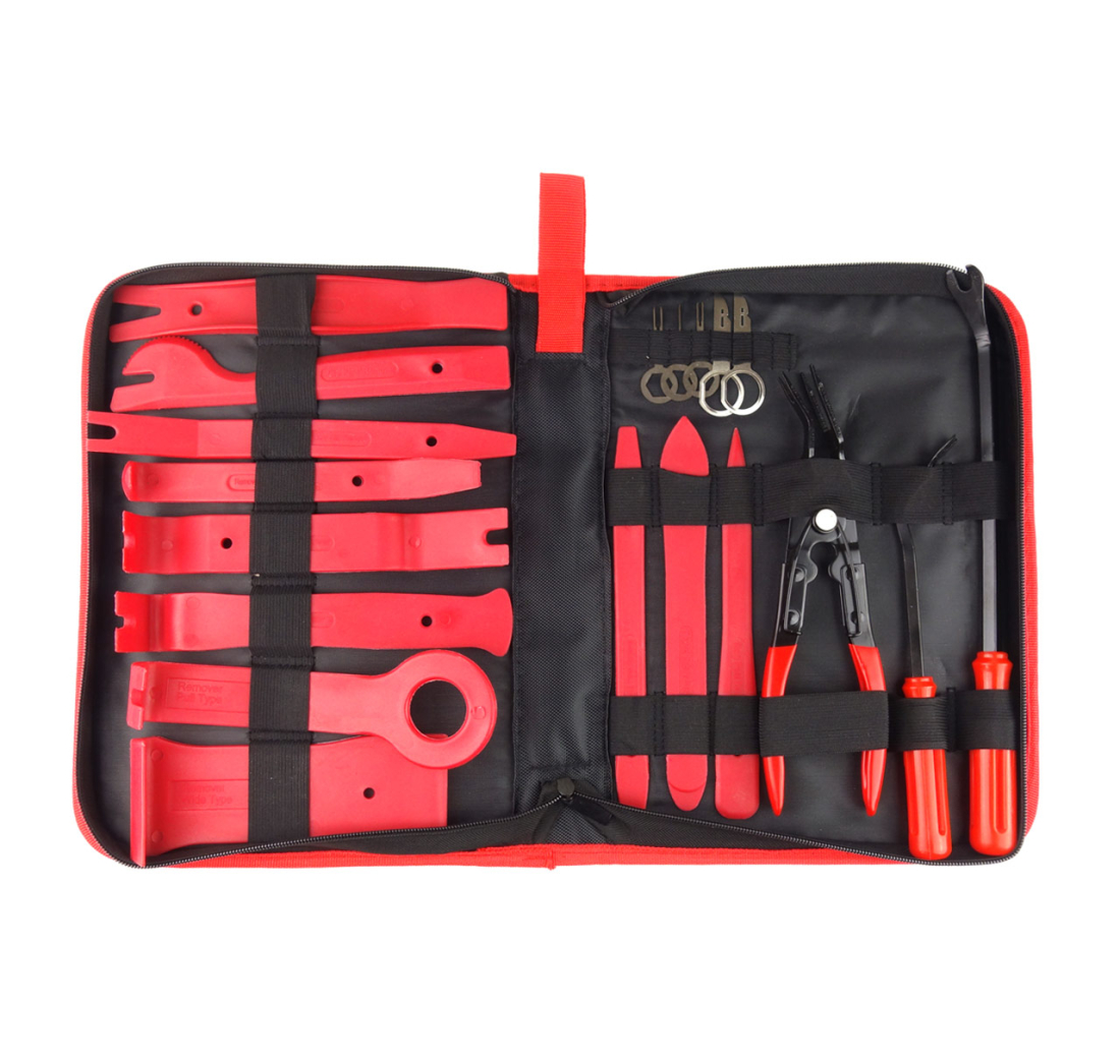 SET ALATA ZA UKLANJANJE INTERIJERA  AUTOMOBILA - 19 KOMADA