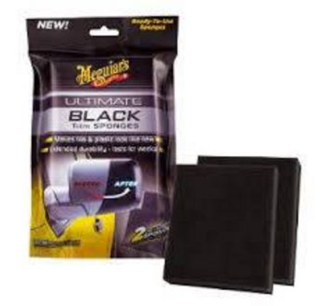 MEGUIARS Spužva za obnavljanje crnih vanjskih plastika (2kom)