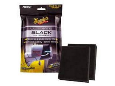 MEGUIARS Spužva za obnavljanje crnih vanjskih plastika (2kom)