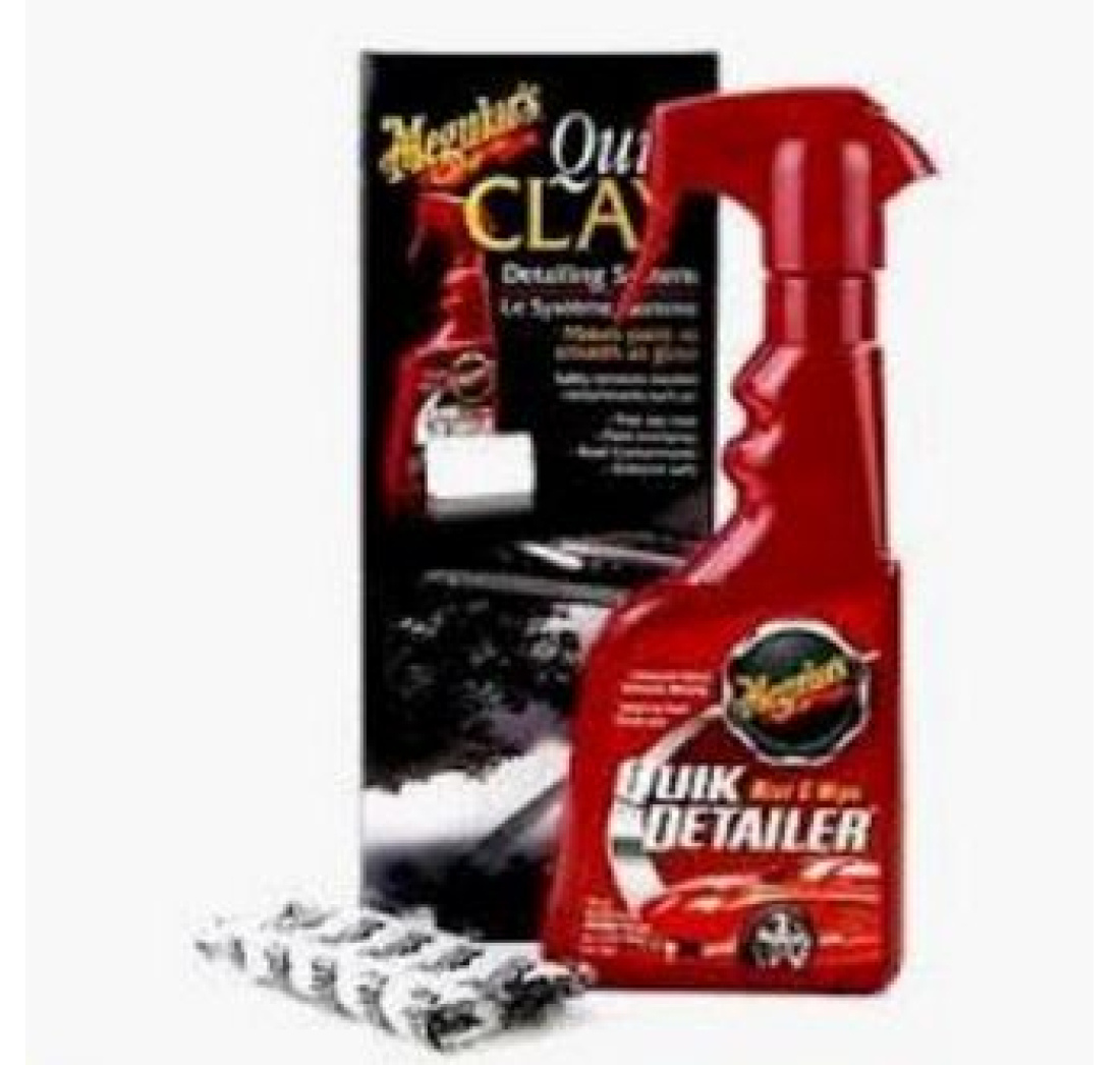 MEGUIARS Komplet Glina 50g + Sredstvo za brzo i detaljno čišćenje laka