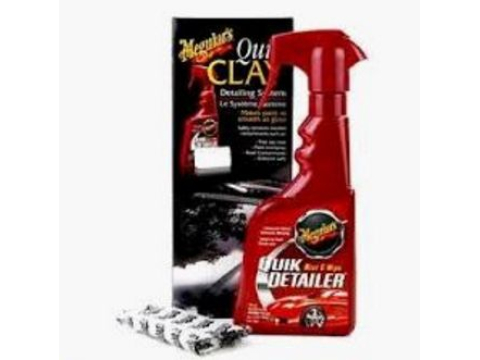 MEGUIARS Komplet Glina 50g + Sredstvo za brzo i detaljno čišćenje laka