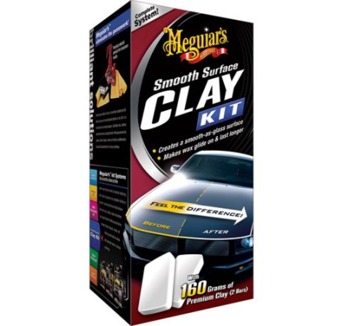 MEGUIARS Komplet glina (glina 2X80g, brzi čistač 473ml, ručnik mikrofibra 40X60)