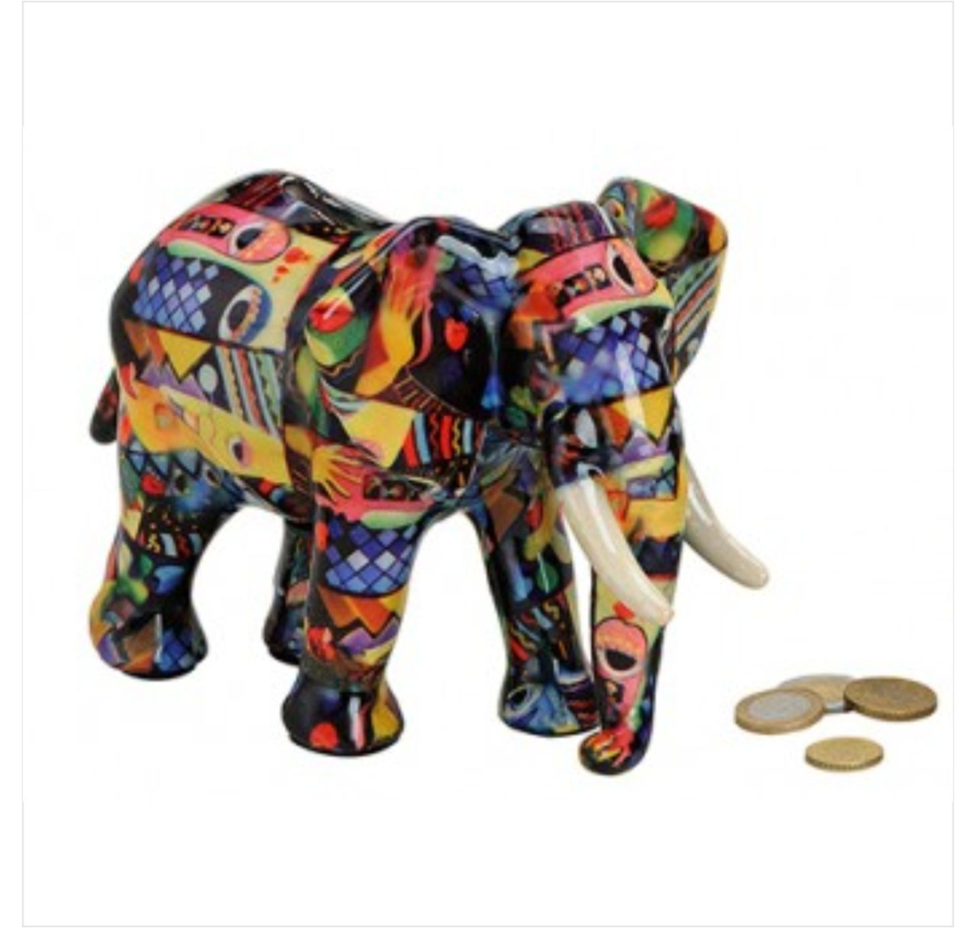 KASICA SLON KERAMIKA 22x15x16cm