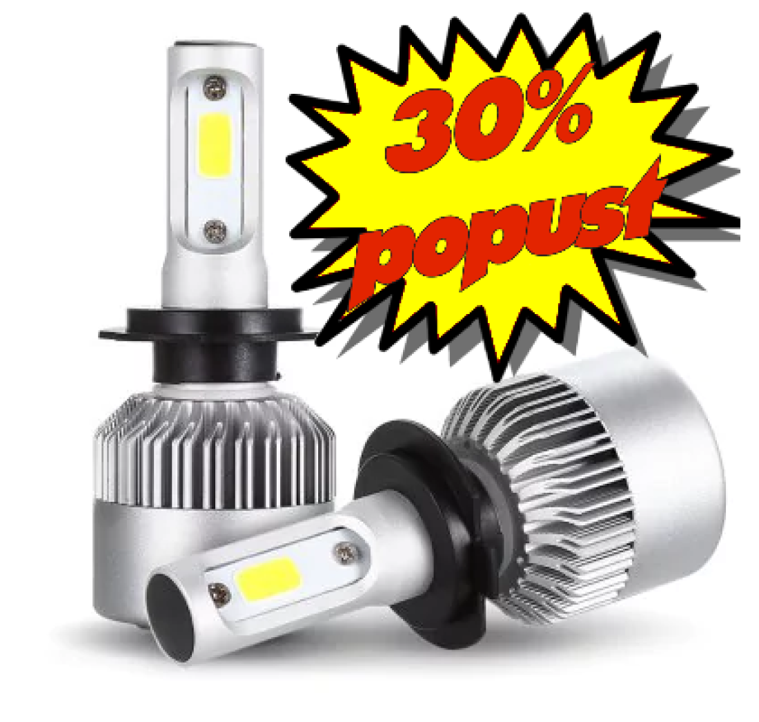 ŽARULJA LED H7 6000K 36W (par) SAFEGO oštećena ambalaža