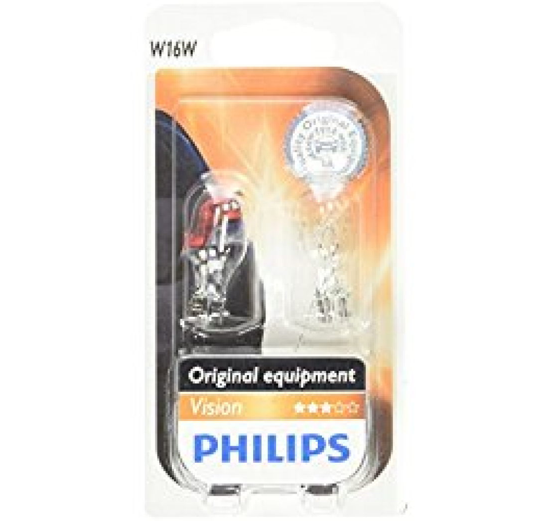 PHILIPS AUTO ŽARULJA W16W UBODNA 16W/12V