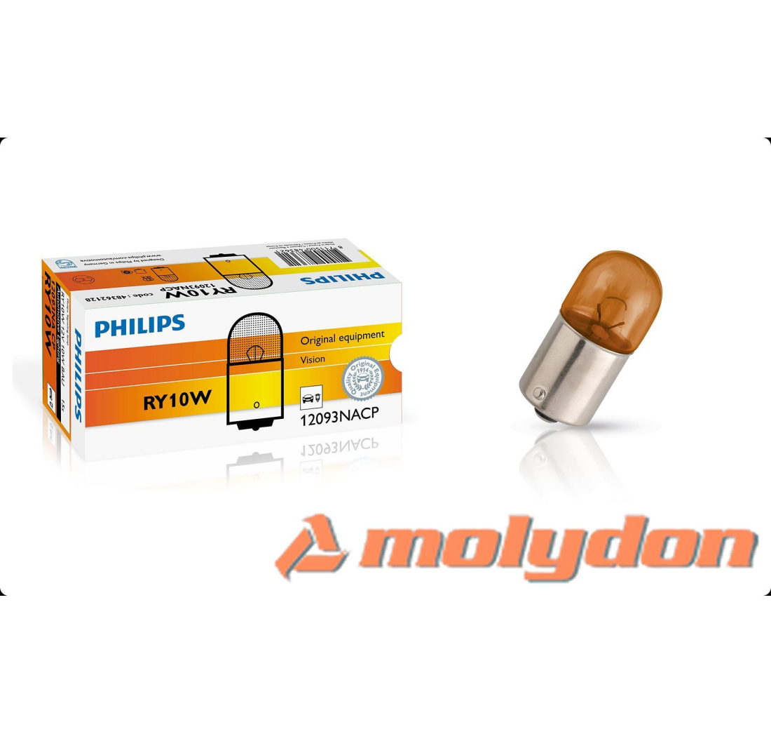 PHILIPS AUTO ŽARULJA RY 10W/12V ORANGE