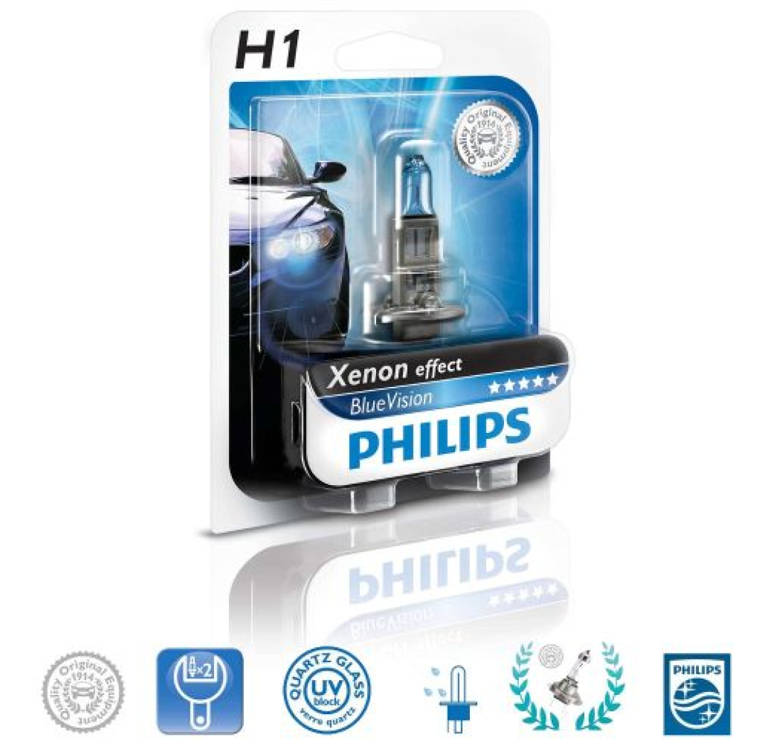 PHILIPS AUTO ŽARULJA H1 55W/12V BLUE VISION