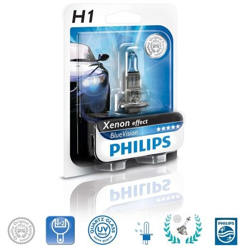 PHILIPS AUTO ŽARULJA H1 55W/12V BLUE VISION PHILIPS AUTO ŽARULJA H1 55W/12V BLUE VISION