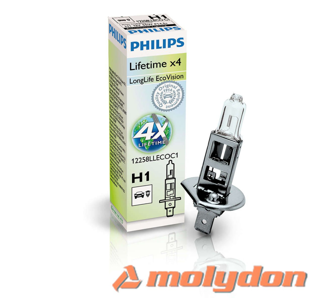 PHILIPS AUTO ŽARULJA H1 55W/12V LONG LIFE ECO