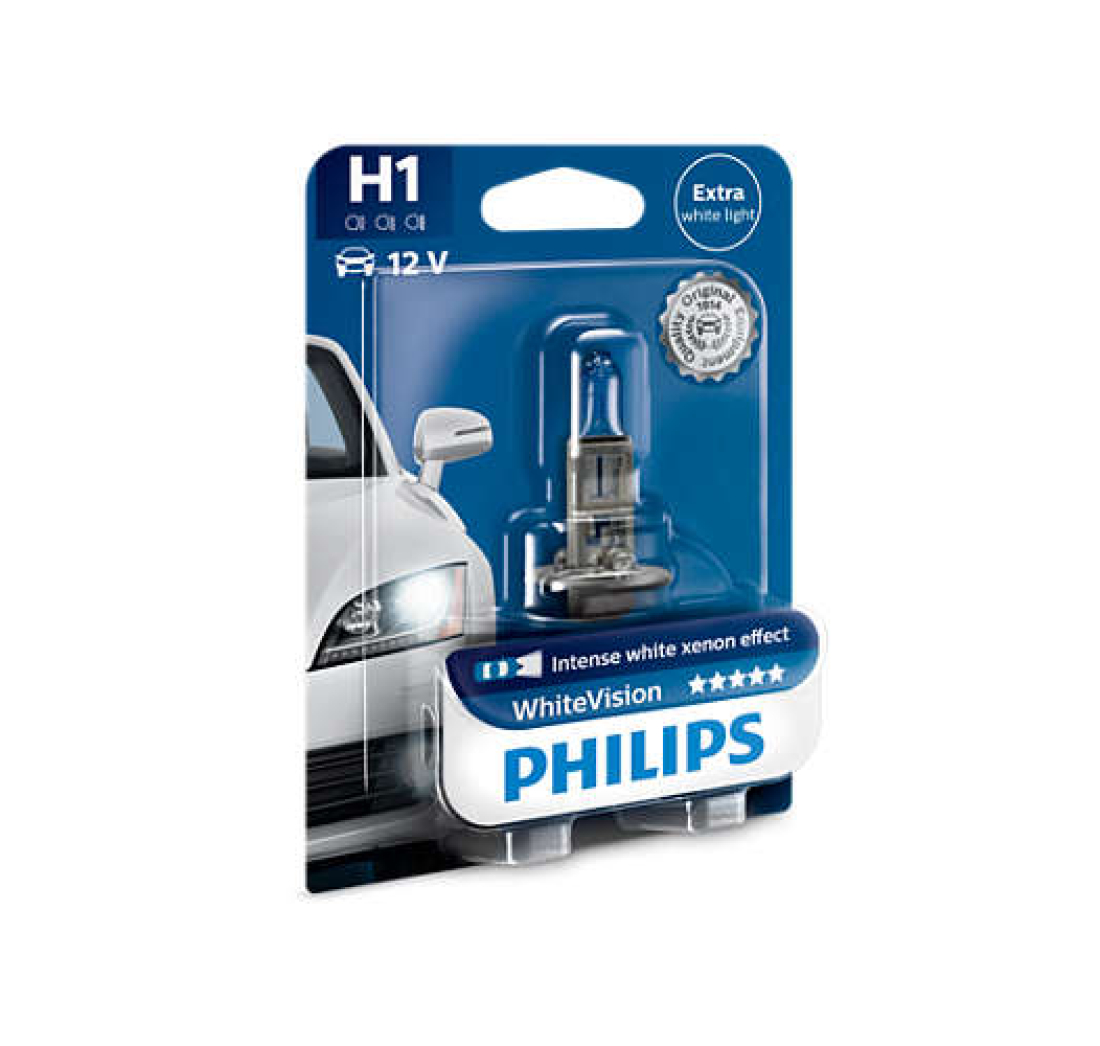 PHILIPS AUTO ŽARULJA H1 55W/12V WHITE VISION
