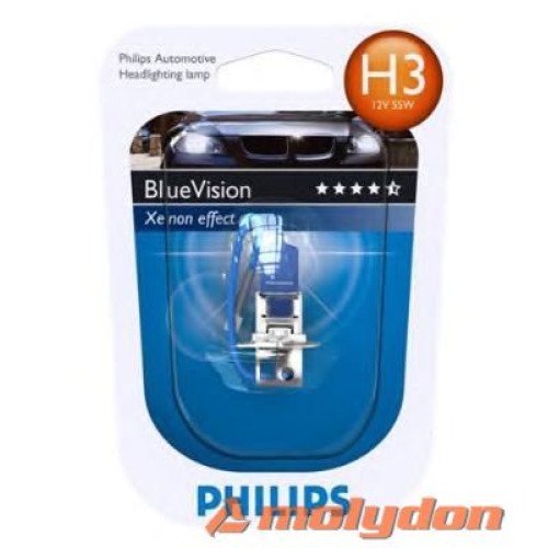 PHILIPS AUTO ŽARULJA H3 55W/12V BLUE VISION PHILIPS AUTO ŽARULJA H3 55W/12V BLUE VISION