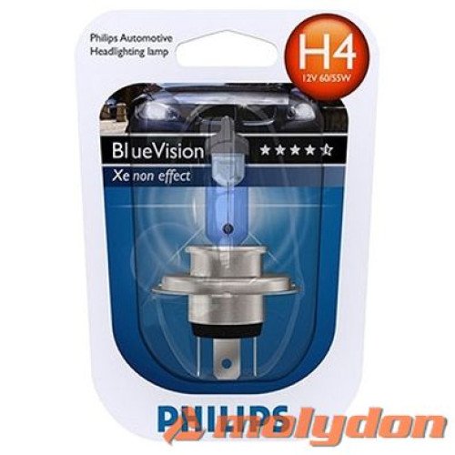 PHILIPS AUTO ŽARULJA H4 60/55W/12V BLUE VISION PHILIPS AUTO ŽARULJA H4 60/55W/12V BLUE VISION