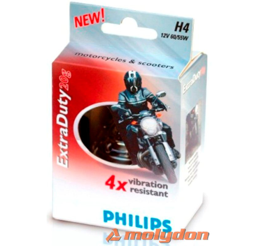 PHILIPS MOTO ŽARULJA H4 60/55W/12V EXTRA DUTY