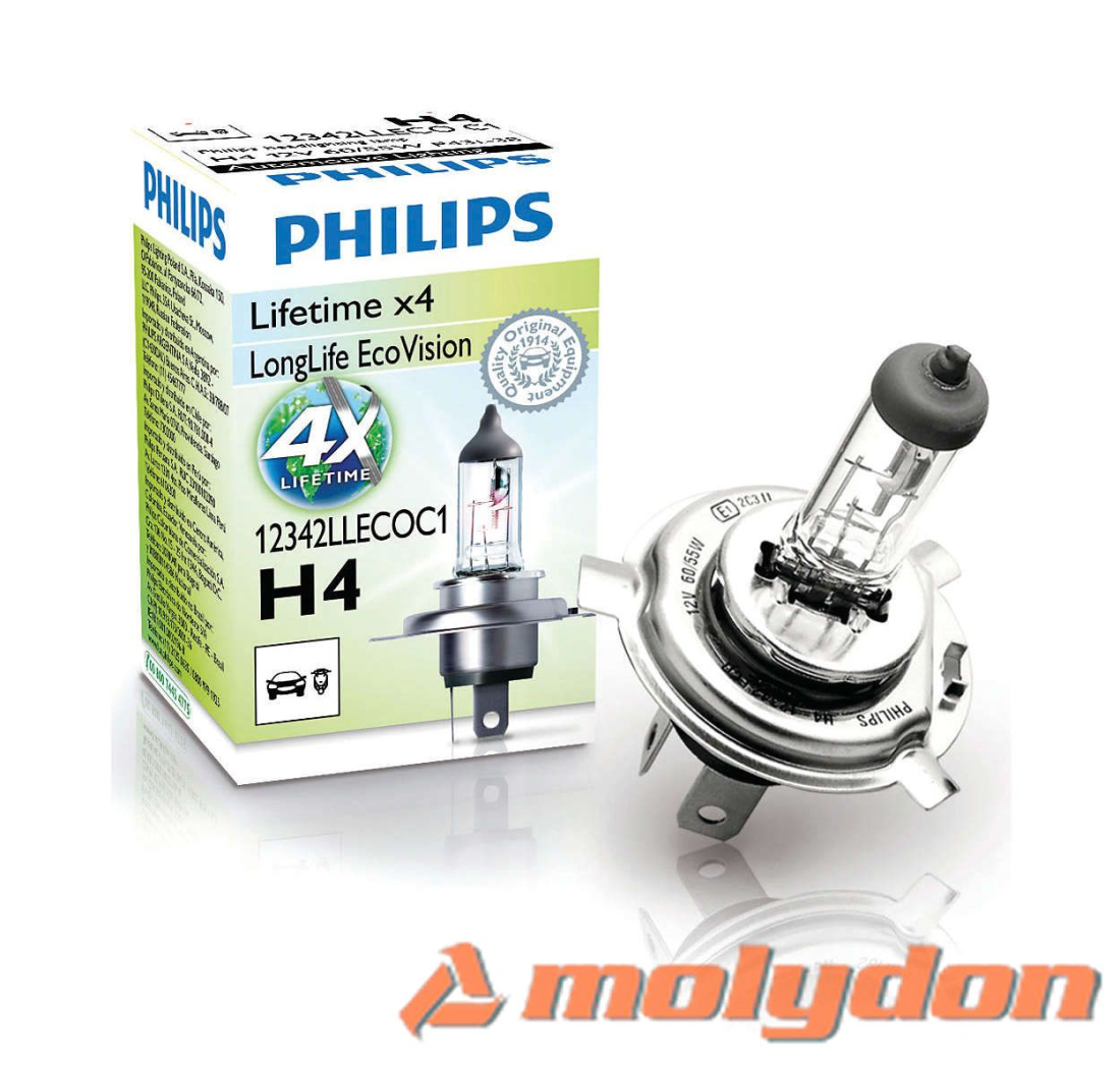 PHILIPS AUTO ŽARULJA H4 60/55W/12V LONG LIFE ECO