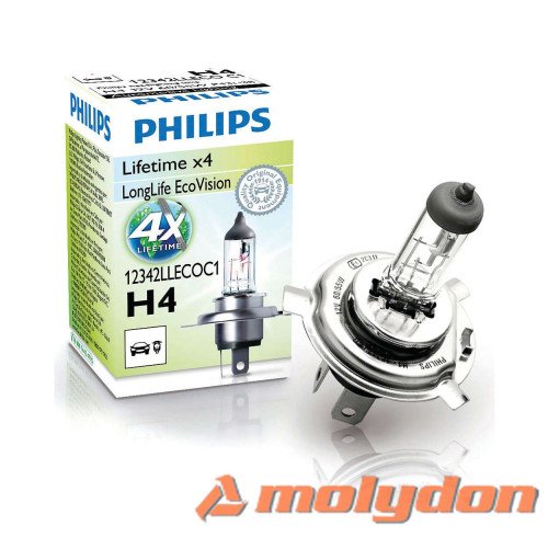 PHILIPS AUTO ŽARULJA H4 60/55W/12V LONG LIFE ECO PHILIPS AUTO ŽARULJA H4 60/55W/12V LONG LIFE ECO