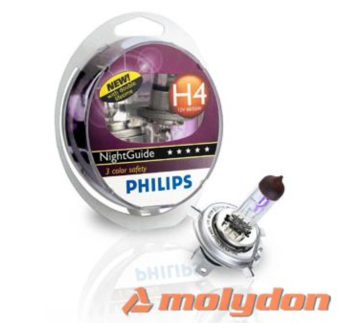PHILIPS AUTO ŽARULJA H4 60/55W/12V NIGHT GUIDE