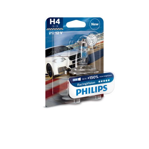 PHILIPS AUTO ŽARULJA H4 60/55W/12V Racing Vision PHILIPS AUTO ŽARULJA H4 60/55W/12V Racing Vision