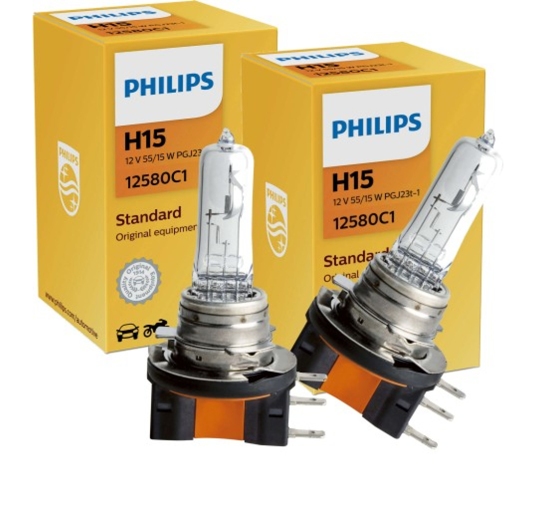 PHILIPS AUTO ŽARULJA H15 12V H15 55/15W PGJ23t