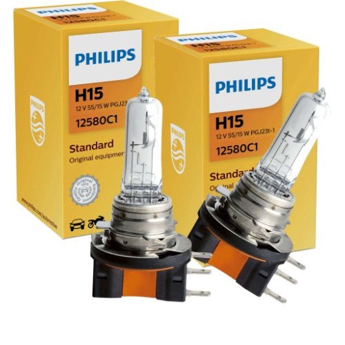 PHILIPS AUTO ŽARULJA H15 12V H15 55/15W PGJ23t PHILIPS AUTO ŽARULJA H15 12V H15 55/15W PGJ23t