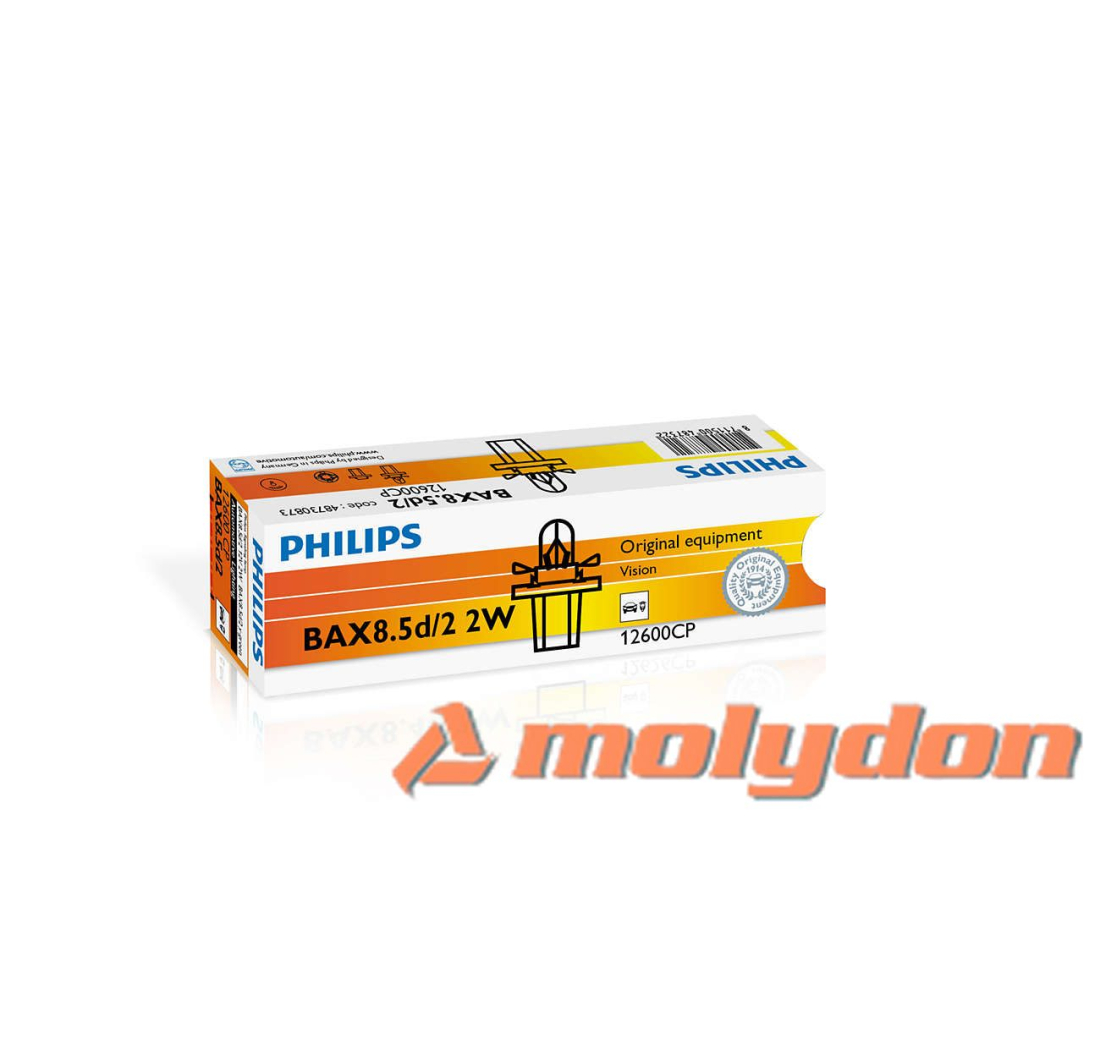 PHILIPS AUTO ŽARULJA BAX 8.5d 2W/12V (ZELENE)