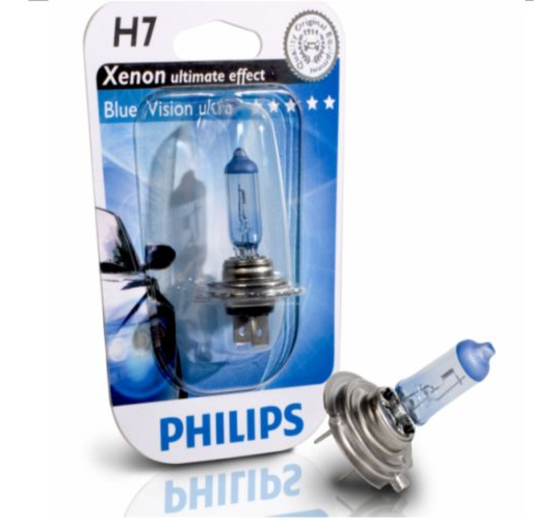 PHILIPS AUTO ŽARULJA H7 55W/12V BLUE VISION ULTRA