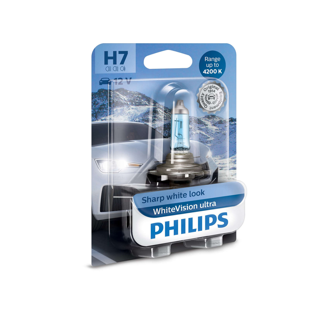 PHILIPS AUTO ŽARULJA H7 WHITE VISION ULTRA