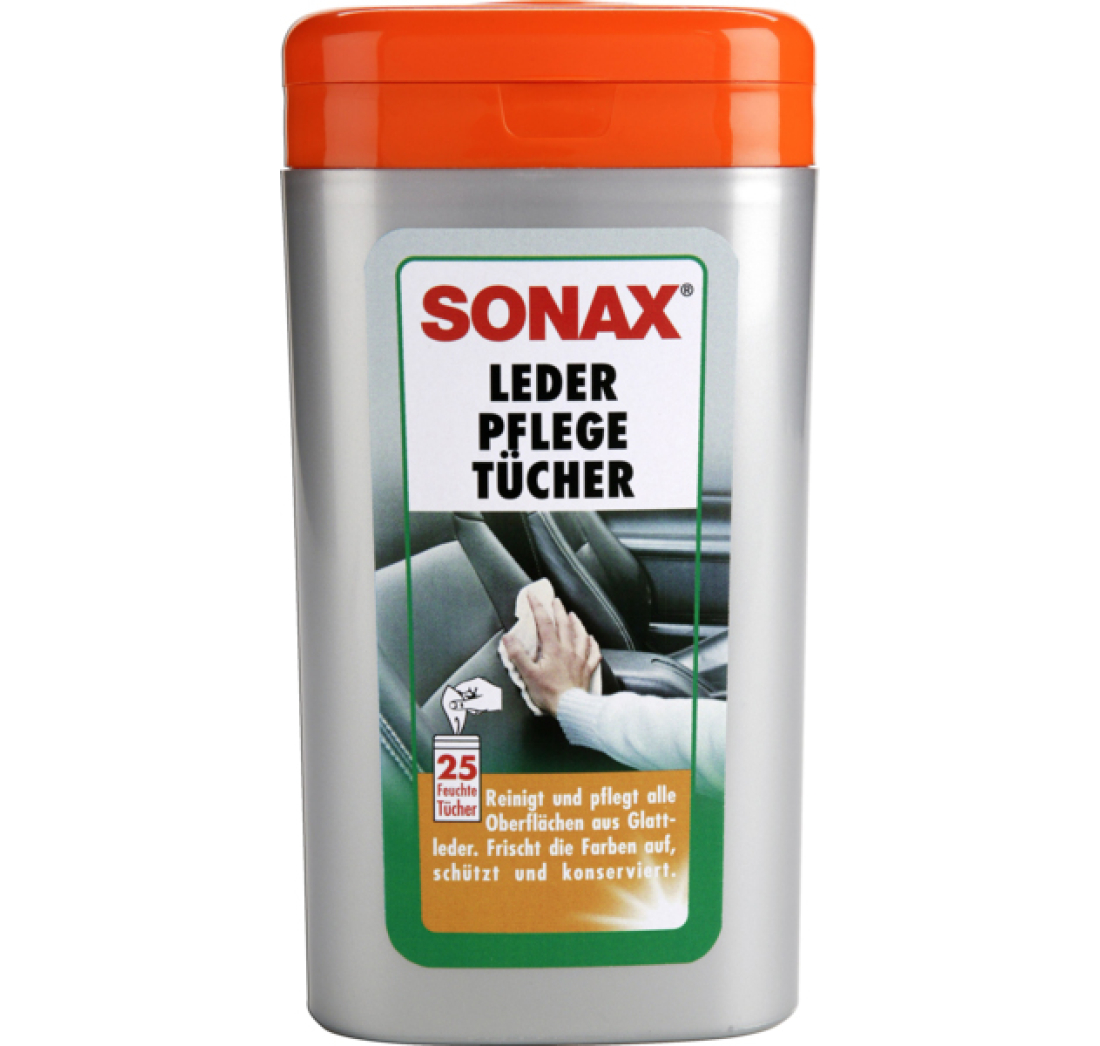 SONAX- VLAŽNE MARAMICE ZA NJEGU KOŽE (25kom)