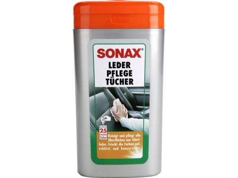 SONAX- VLAŽNE MARAMICE ZA NJEGU KOŽE (25kom)