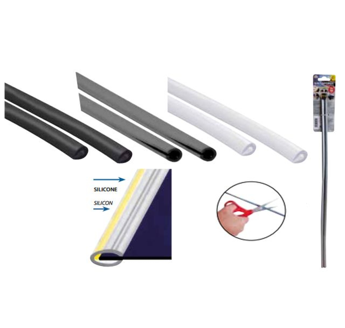 ŠTITNIK ZA VRATA 60cm SALVAPORTE CRNI