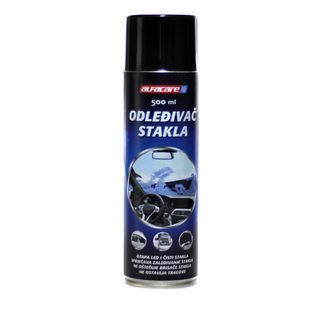 ODLEĐIVAČ STAKLA SPRAY 500ml ALFACARE
