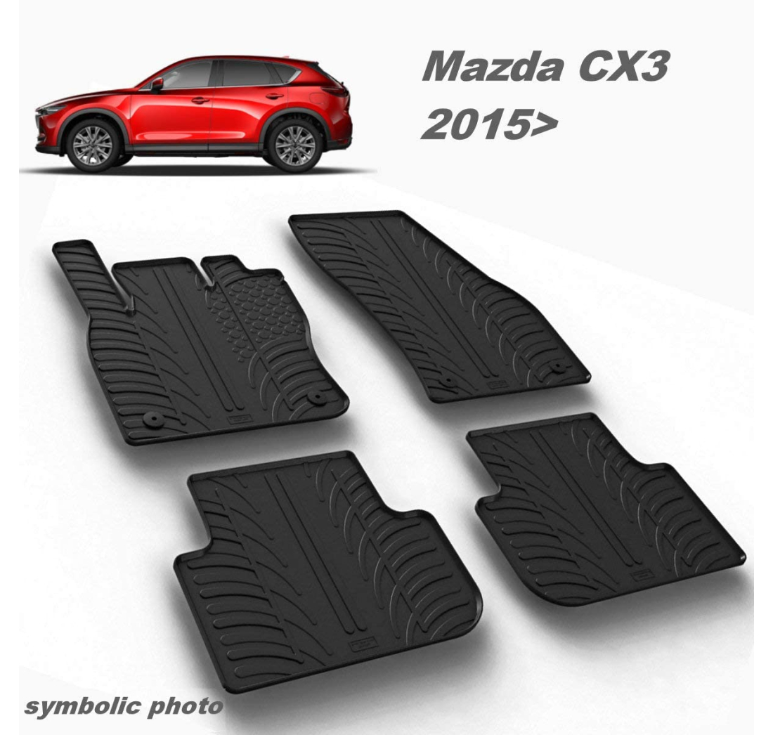 Tipski gumeni tepisi za Mazda: CX-3 01/2015-> 