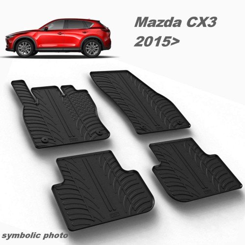 Tipski gumeni tepisi za Mazda: CX-3 01/2015-> Tipski gumeni tepisi za Mazda: CX-3 01/2015->