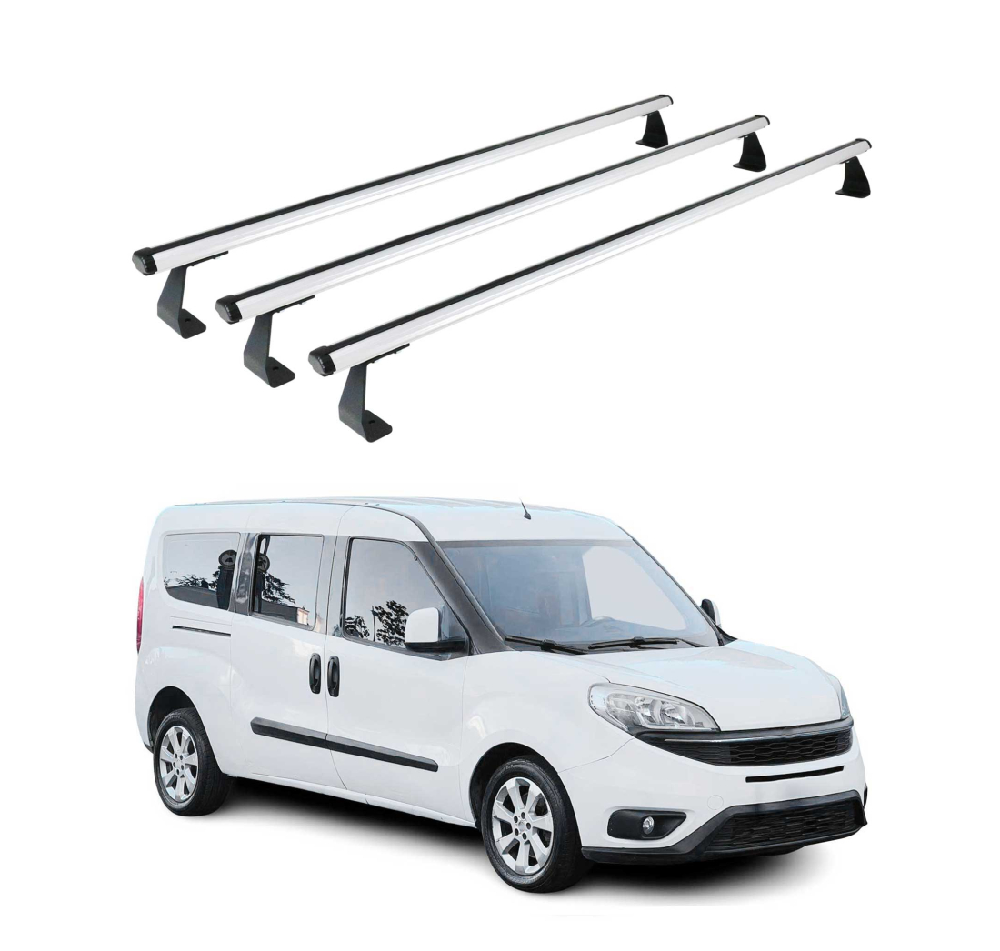 Krovni nosači FIAT DOBLO 2010-2021 | aluminij | Molydon