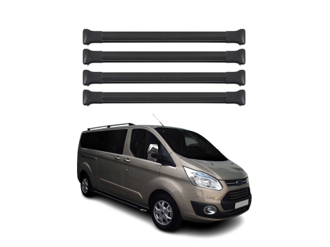 Krovni nosači TRANSIT CUSTOM / TOURNEO CUSTOM 2012-2023 | aluminij | Molydon