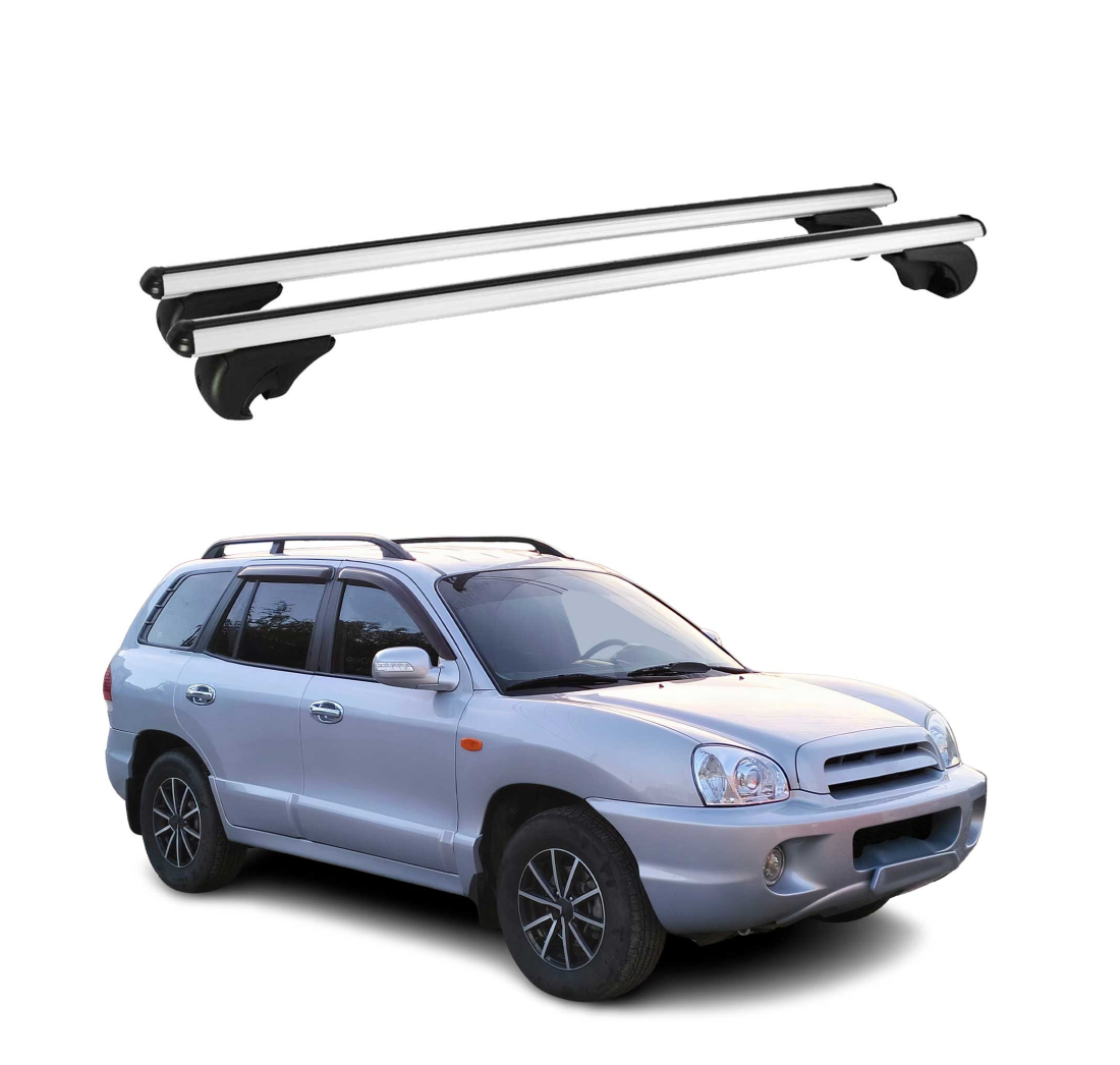 Krovni nosači HYUNDAI SANTA FE 2000-2012 | aluminij | Molydon