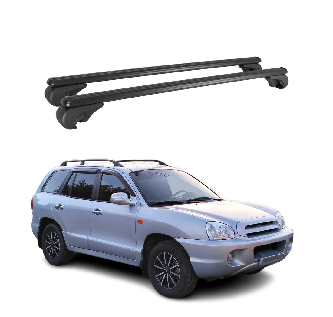 Krovni nosači HYUNDAI SANTA FE 2000-2012 | aluminij | Molydon