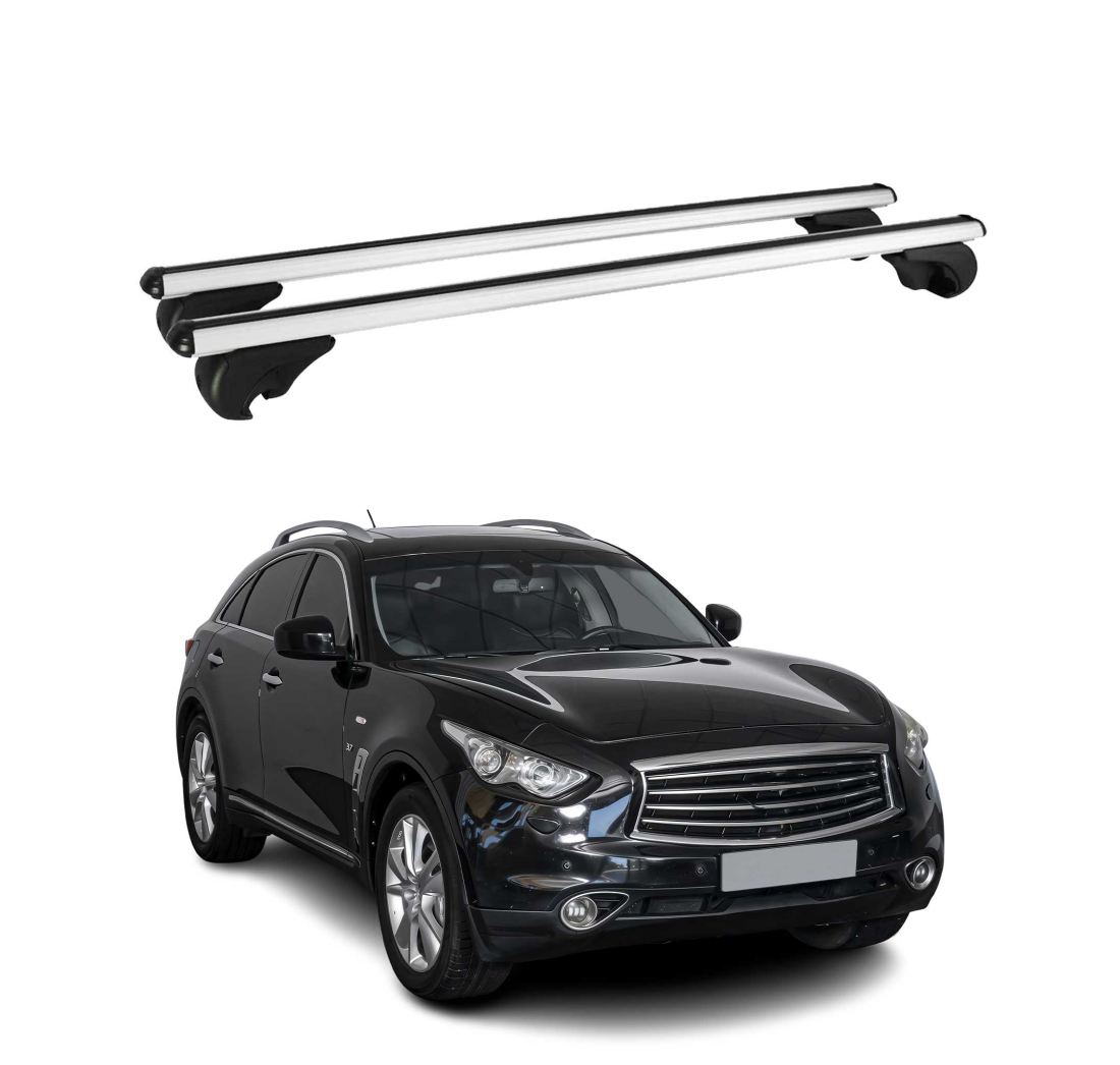 Krovni nosači INFINITI QX70 2013-2021 | aluminij | Molydon