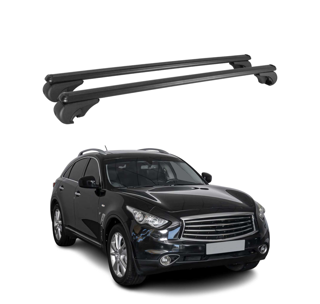 Krovni nosači INFINITI QX70 2013-2021 | aluminij | Molydon