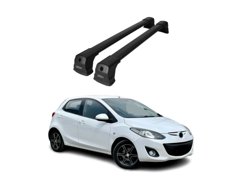 Krovni nosači MAZDA 2 2007-2015 | aluminij | Molydon