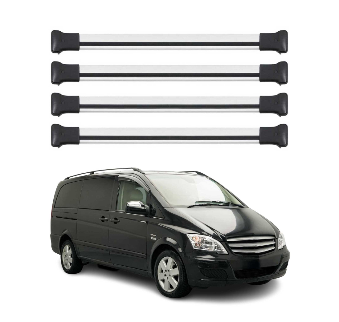 Krovni nosači MERCEDES VITO VIANO W639 | aluminij | Molydon