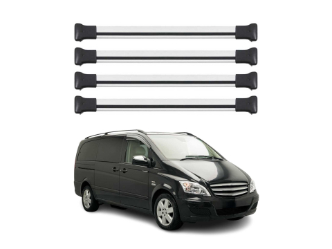 Krovni nosači MERCEDES VITO VIANO W639 | aluminij | Molydon