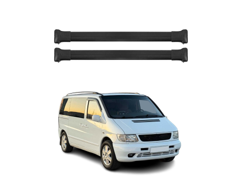 Krovni nosači MERCEDES VITO W638 1996-2003 | aluminij | Molydon
