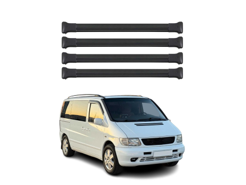 Krovni nosači MERCEDES VITO W638 1996-2003 | aluminij | Molydon