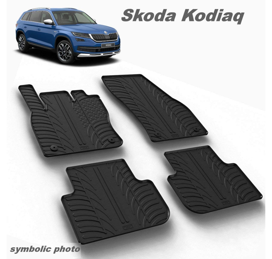 Tipski gumeni tepisi za Škoda: Kodiaq 03.2017->