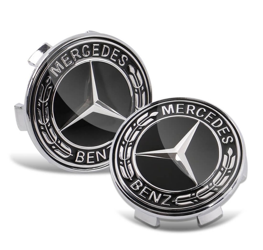 KAPA ZA FELGU 75mm MERCEDES OE LOGO (set 4 kom)
